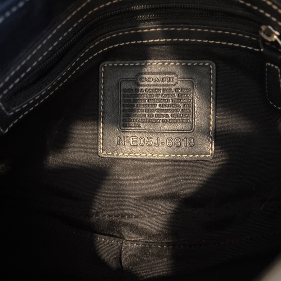 Vintage Y2K Coach 6818 Black Canvas SoHo Signature Buckle Shoulder Handbag - Picture 10 of 10